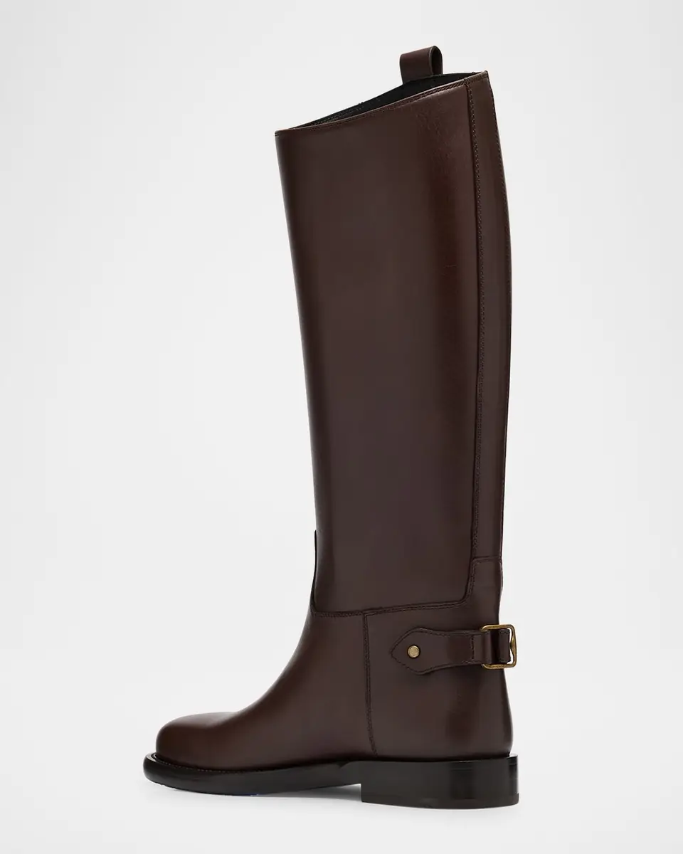 Burberry Cavalier Knee-High Leather Riding Boots | Thumbnail 4 Burberry Cavalier Knee-High Leather Riding Boots | Thumbnail 4