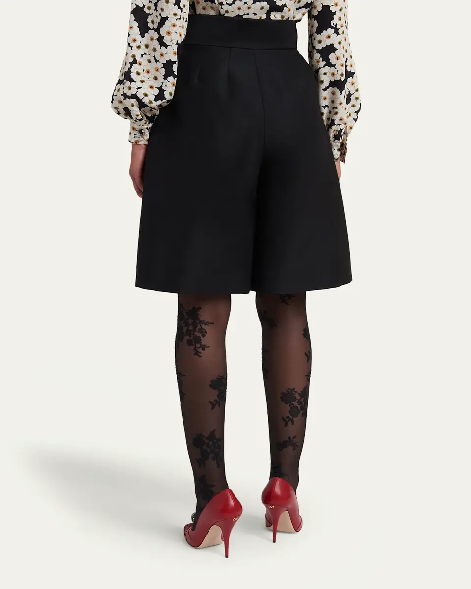 Valentino Garavani Bow-Waist Bermuda Shorts | Thumbnail 3 Valentino Garavani Bow-Waist Bermuda Shorts | Thumbnail 3