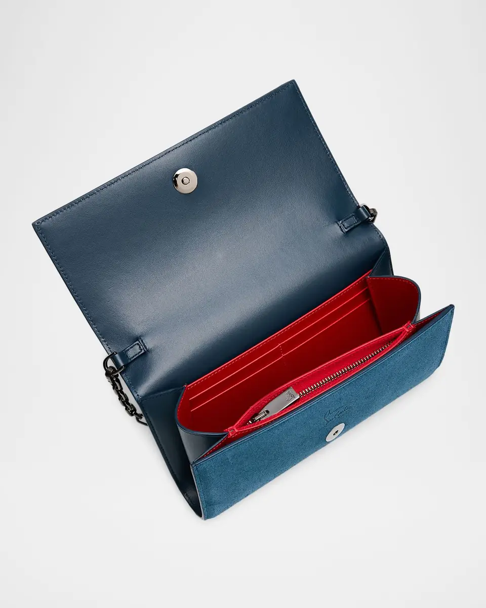 Christian Louboutin Paloma Wallet on Chain in Loubinthesky Suede | Thumbnail 6 Christian Louboutin Paloma Wallet on Chain in Loubinthesky Suede | Thumbnail 6