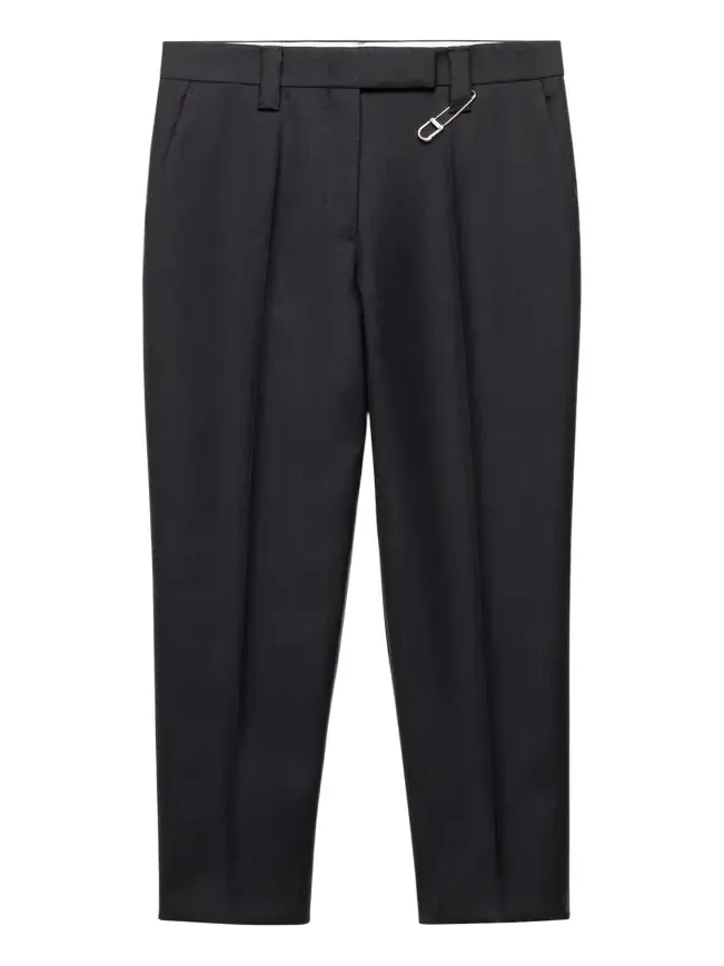 Wool Gabardine Cropped Pants Wool Gabardine Cropped Pants