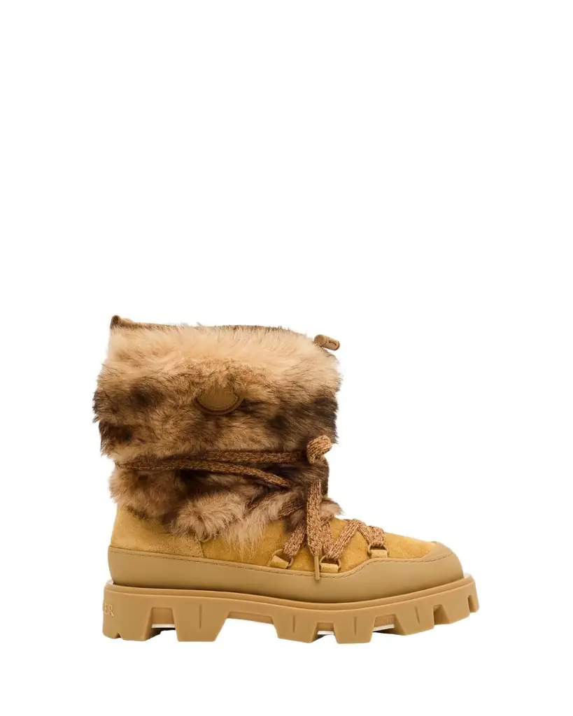 Moncler Peak Apres Suede and Shearling Ankle Boots | Image 1 Moncler Peak Apres Suede and Shearling Ankle Boots | Image 1