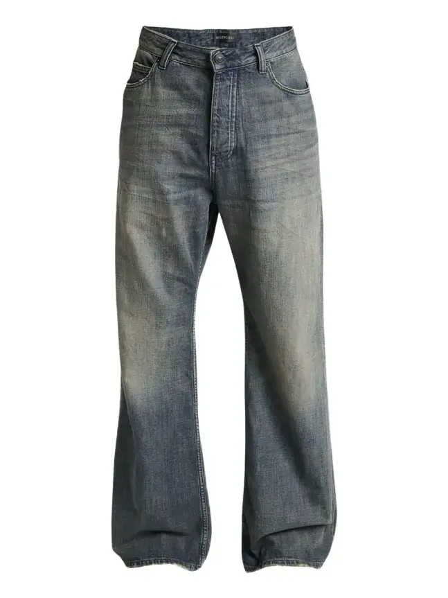 Men's Faded Denim Relaxed-Fit Bootcut Jeans Men's Faded Denim Relaxed-Fit Bootcut Jeans