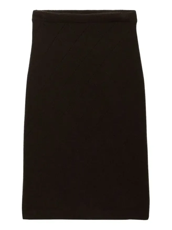 Cashmere Pencil Skirt