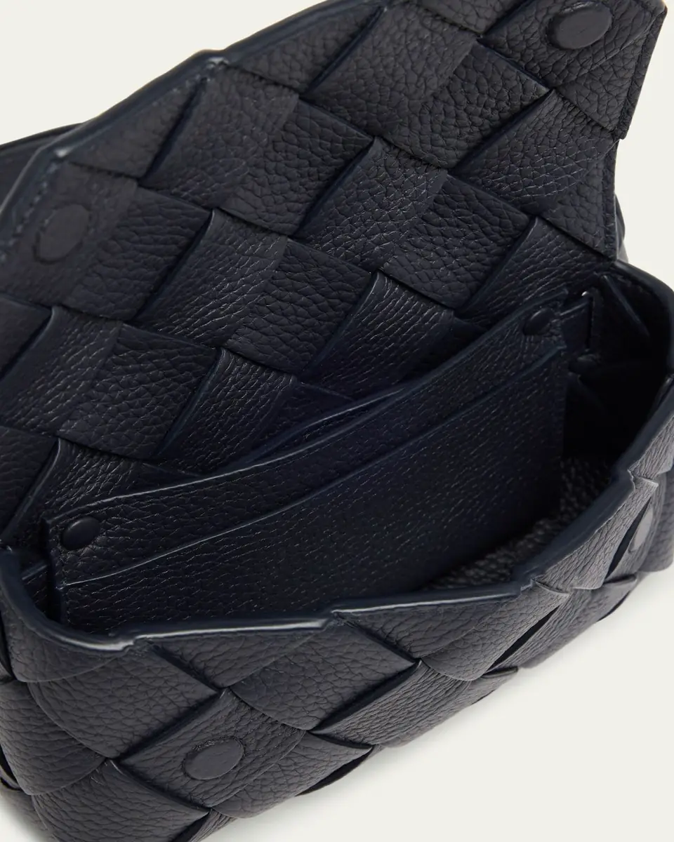 Bottega Veneta Men's Diago Intreccio Leather Belt Bag | Thumbnail 4