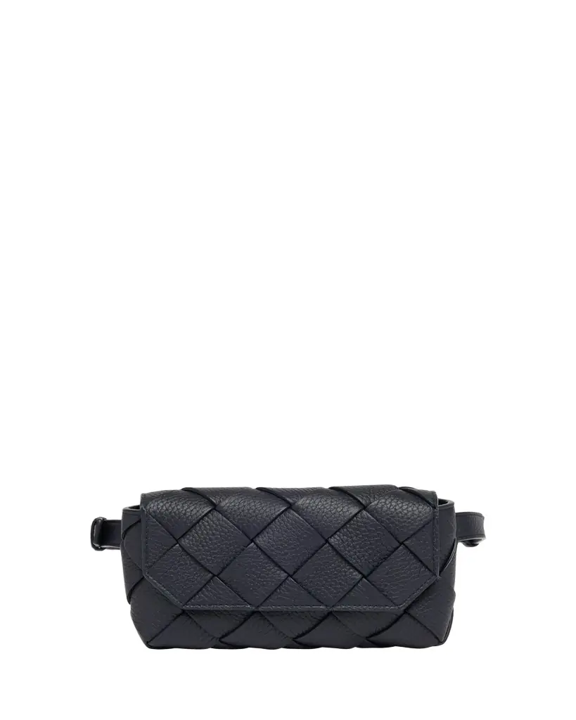 Bottega Veneta Men's Diago Intreccio Leather Belt Bag | Image 1 Bottega Veneta Men's Diago Intreccio Leather Belt Bag | Image 1