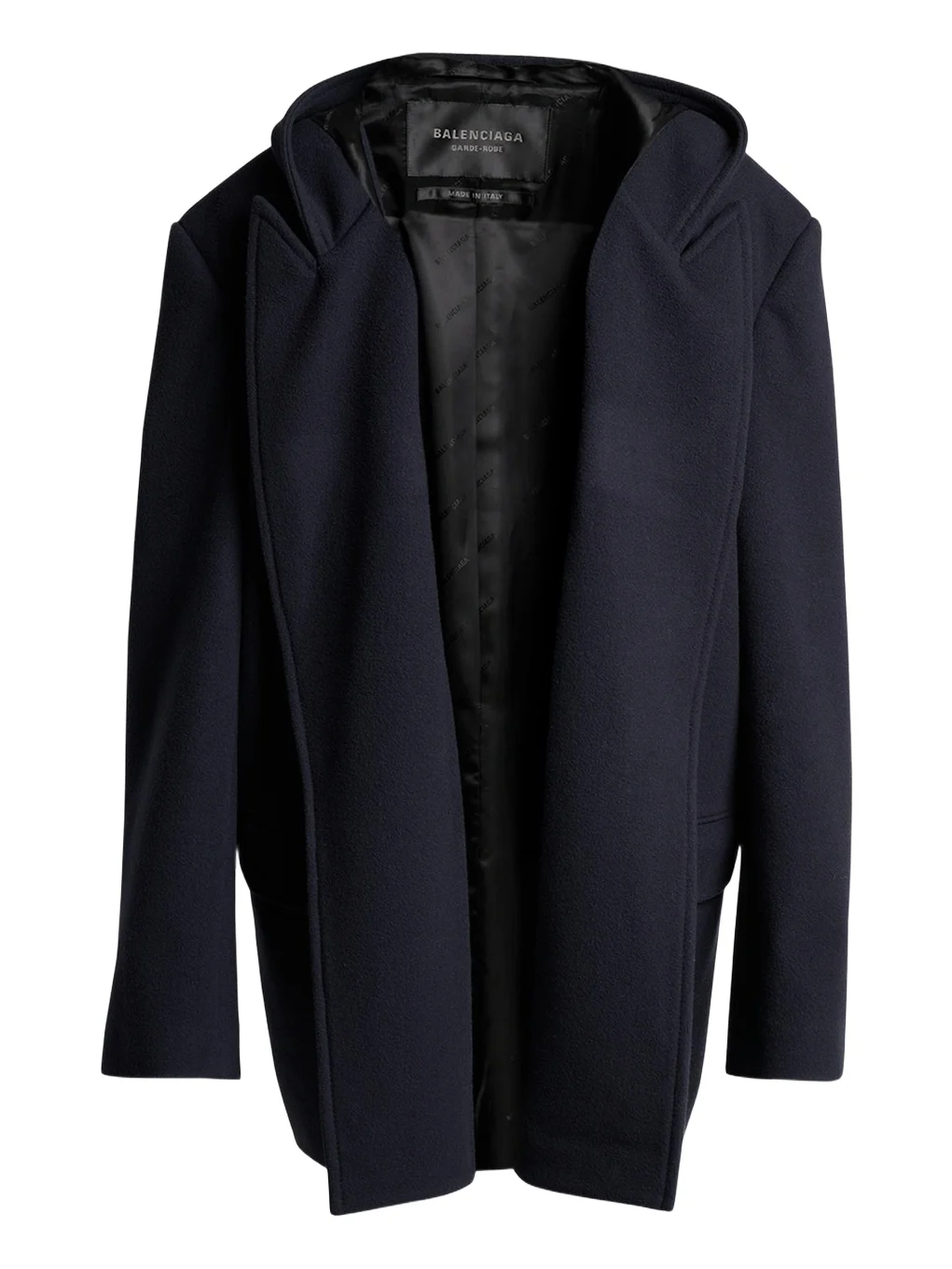 Men's Wool Oversized Hooded Short Coat Men's Wool Oversized Hooded Short Coat