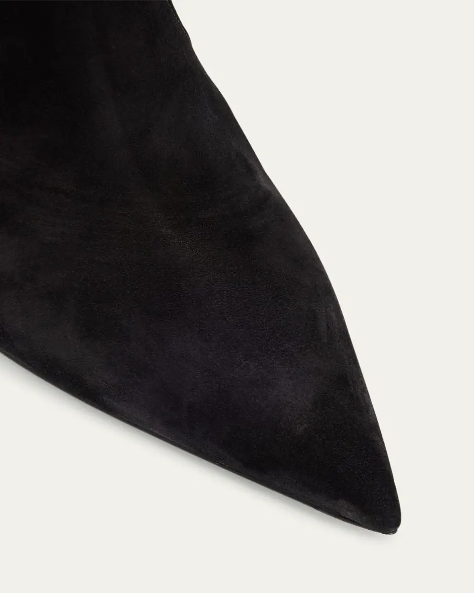 Gianvito Rossi Hansen Suede Pointed-Toe Knee Boots | Thumbnail 2