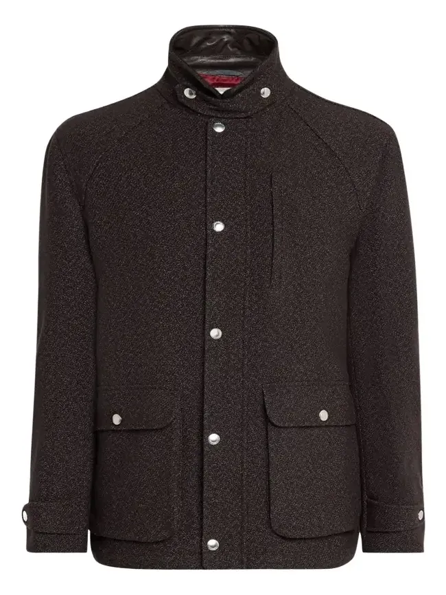 Men's Cashmere-Blend Full-Zip Jacket Men's Cashmere-Blend Full-Zip Jacket