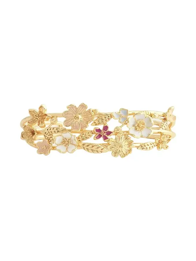 Wildflowers Bangle Bracelet