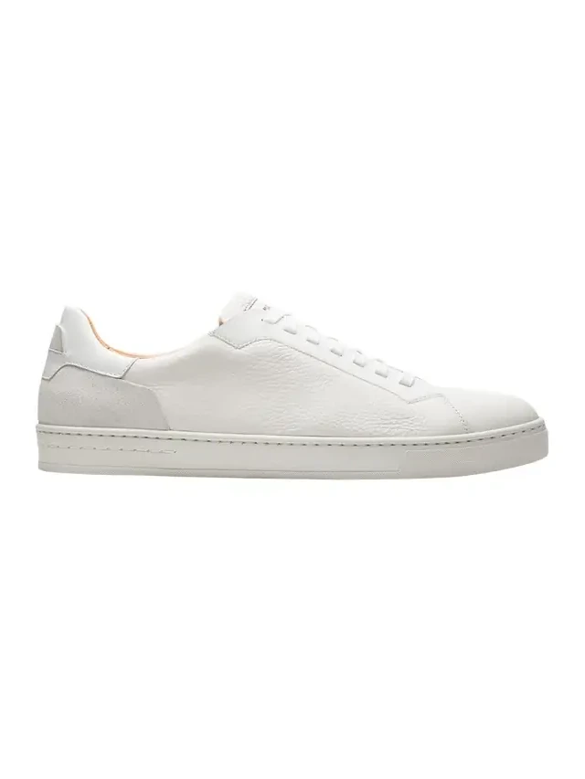Men's Amadeo Tumbled Leather Low-Top Sneakers Men's Amadeo Tumbled Leather Low-Top Sneakers
