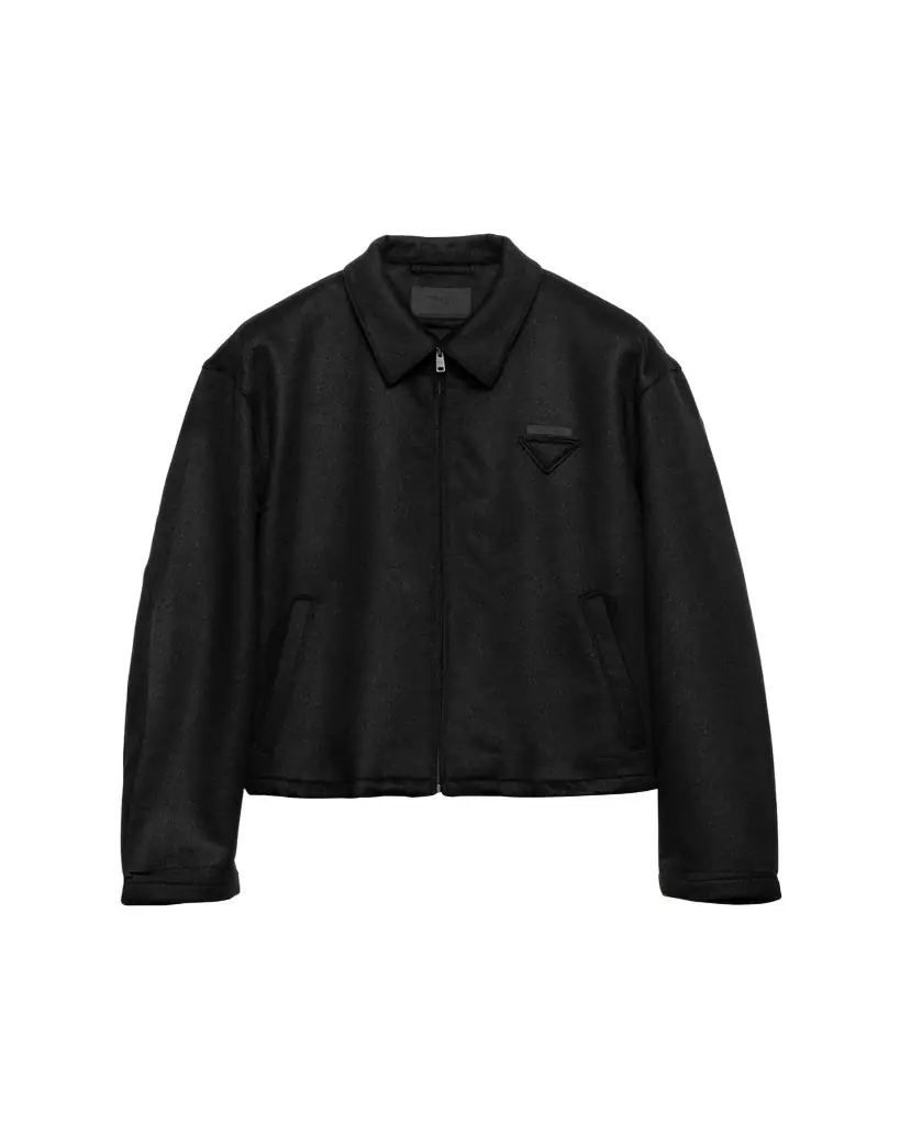 Prada Men's Cashgora Zip-Up Jacket | Image 1 Prada Men's Cashgora Zip-Up Jacket | Image 1