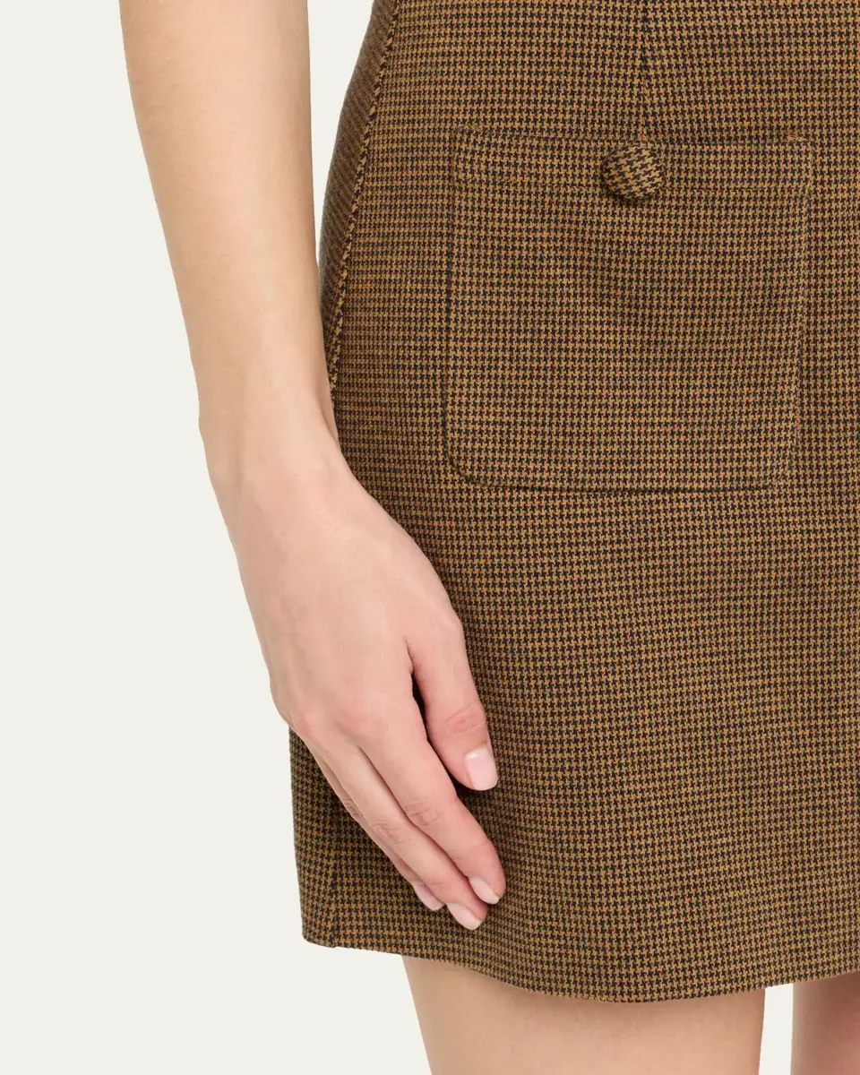 Diane von Furstenberg Waverly Houndstooth Knit Mini Skirt | Thumbnail 5 Diane von Furstenberg Waverly Houndstooth Knit Mini Skirt | Thumbnail 5
