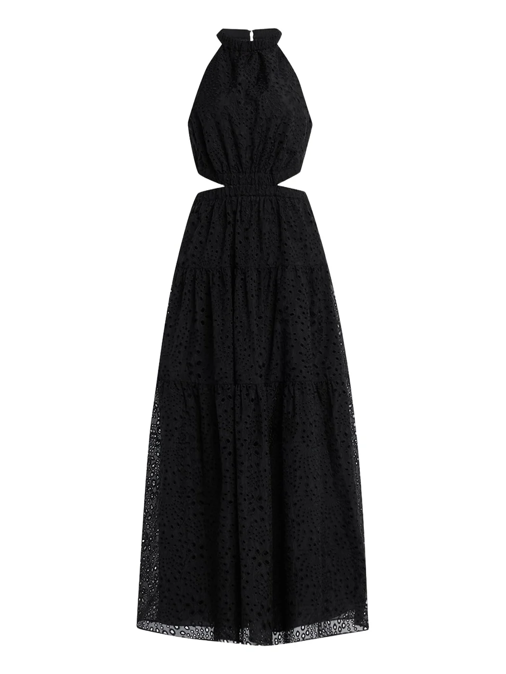 Ramy Brook Claudia Embroidered Cutout Maxi Dress