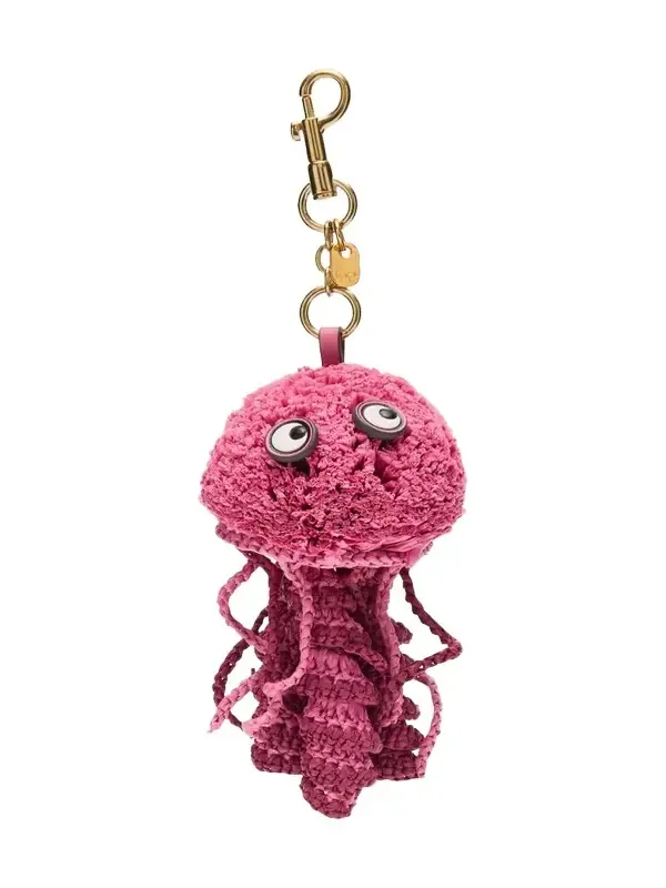 Raffia Jellyfish Bag Charm Raffia Jellyfish Bag Charm