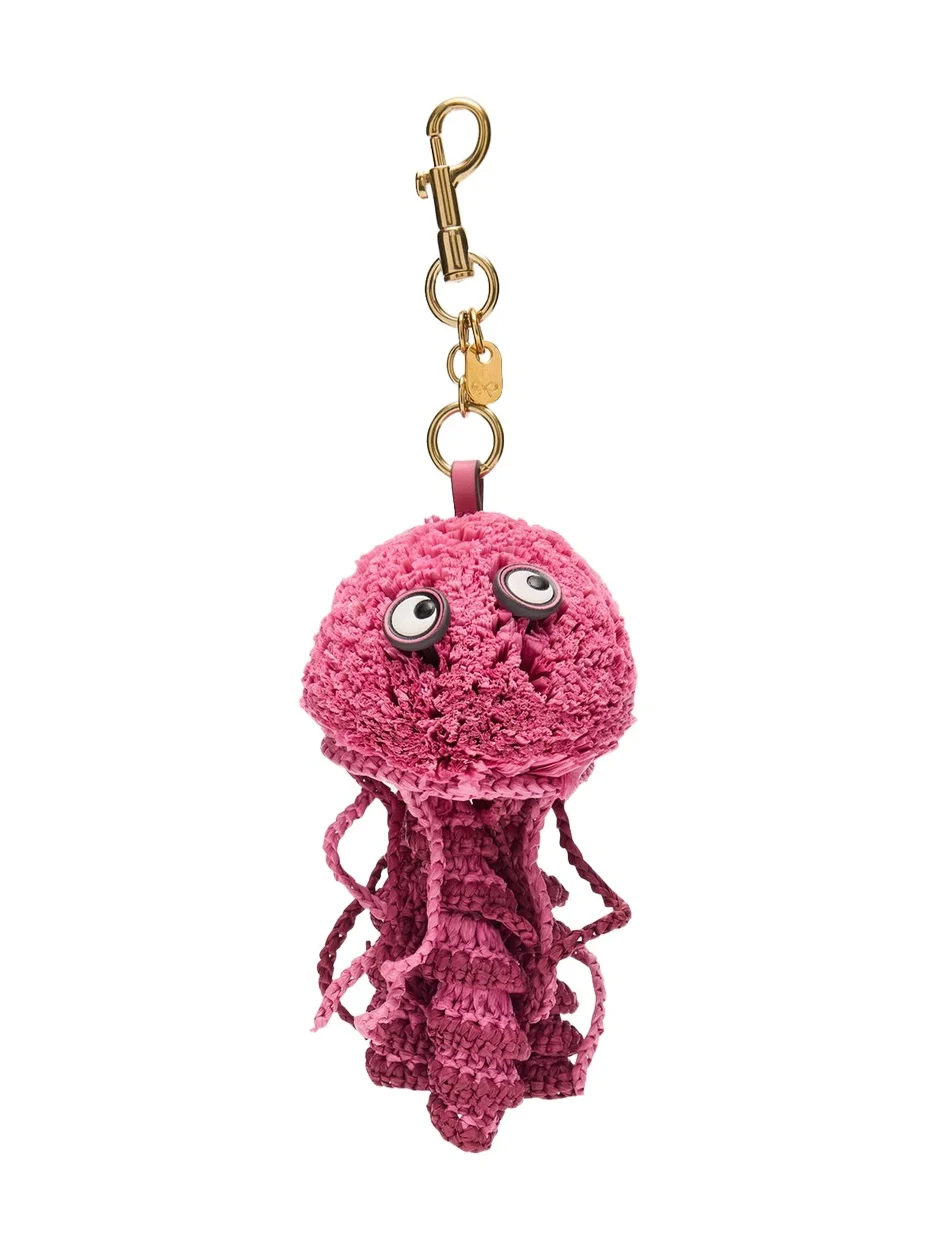 Raffia Jellyfish Bag Charm Raffia Jellyfish Bag Charm