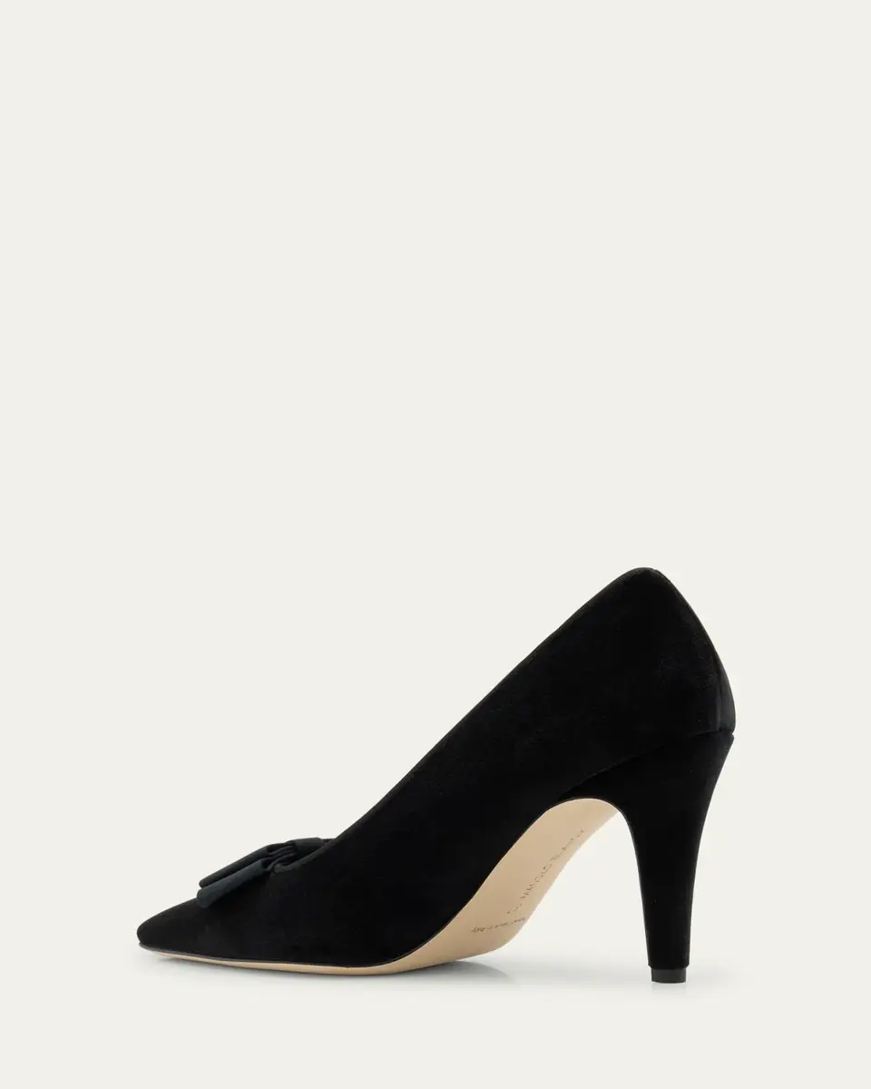Manolo Blahnik Readorhi Velvet Bow Pumps | Thumbnail 2 Manolo Blahnik Readorhi Velvet Bow Pumps | Thumbnail 2