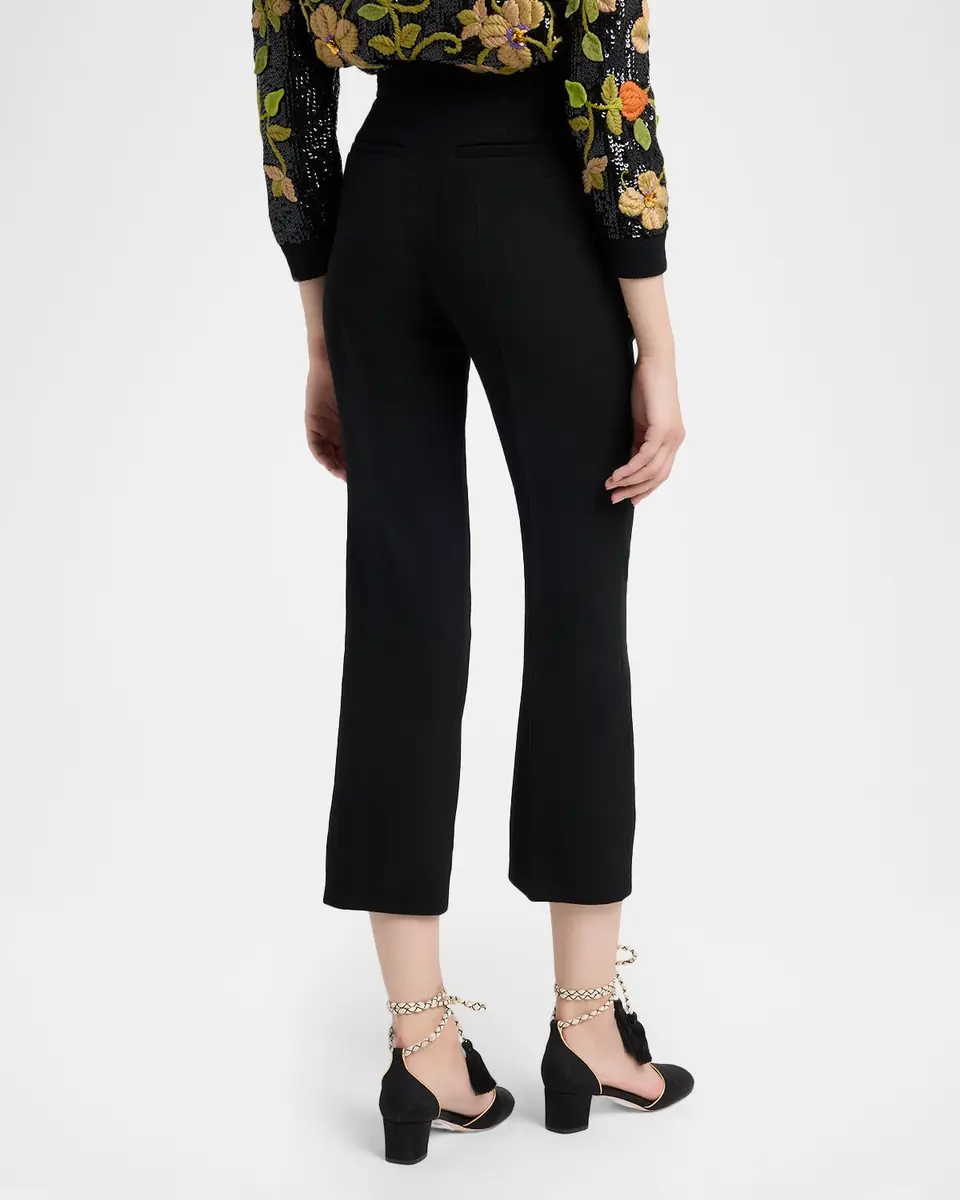 Valentino Garavani V-Logo Straight-Leg Crop Pants | Thumbnail 7 Valentino Garavani V-Logo Straight-Leg Crop Pants | Thumbnail 7