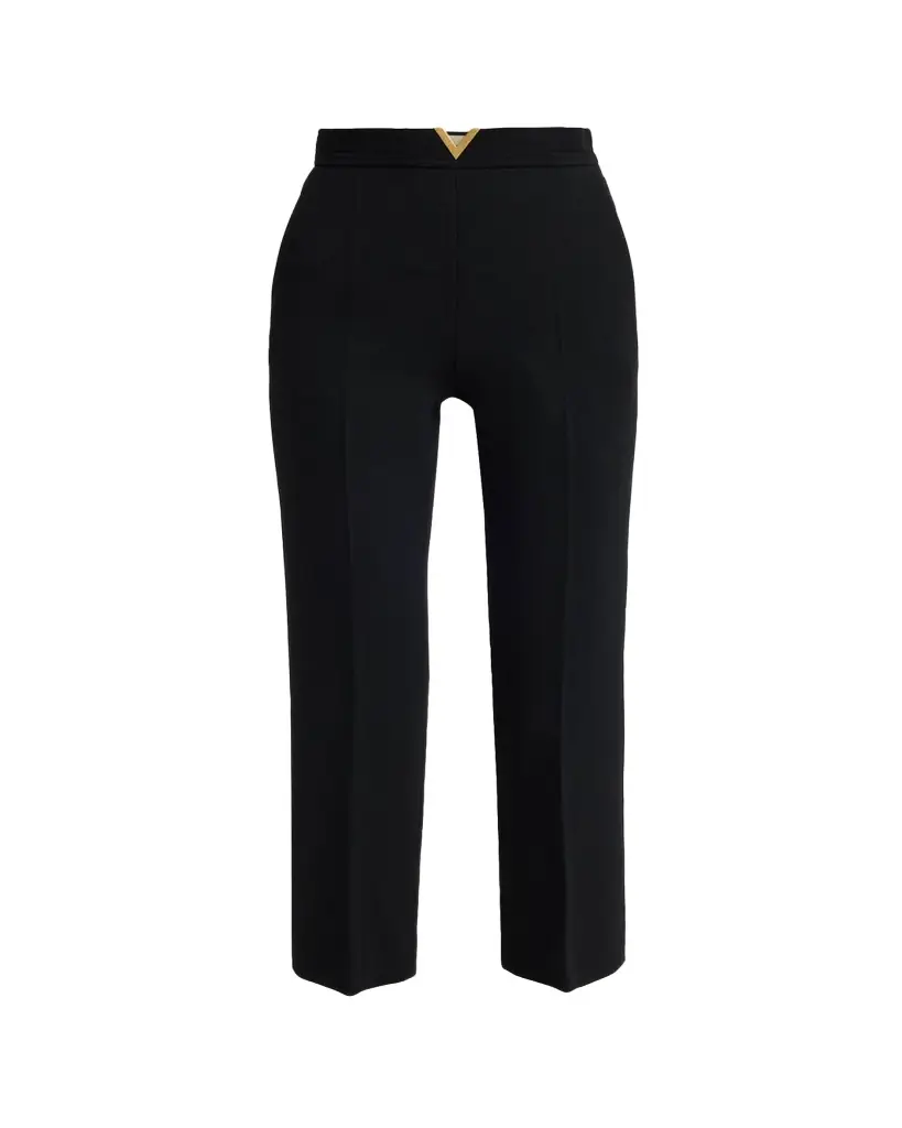 Valentino Garavani V-Logo Straight-Leg Crop Pants | Image 1 Valentino Garavani V-Logo Straight-Leg Crop Pants | Image 1
