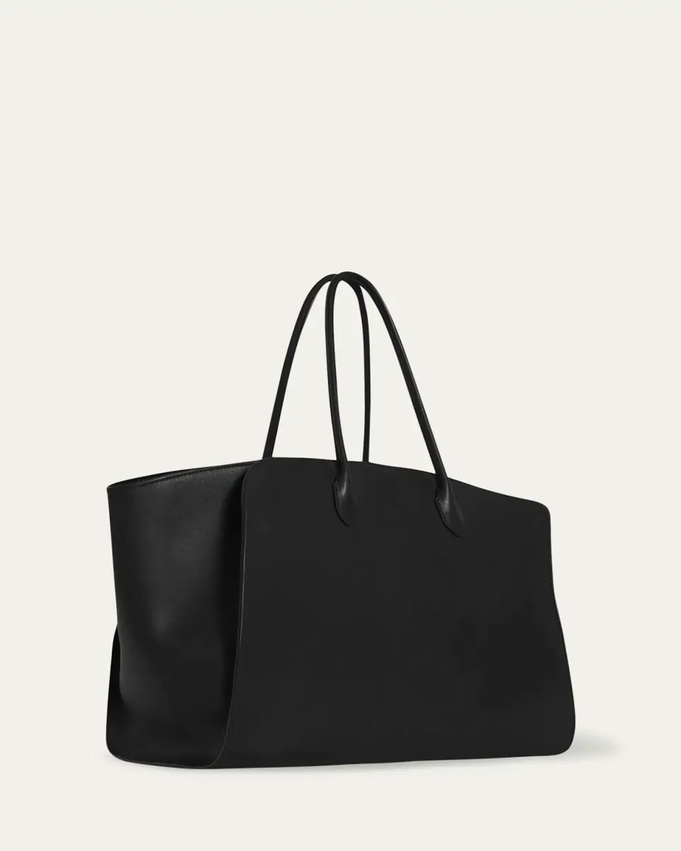 THE ROW Men's Marlo 17 Tote Bag in Saddle Leather | Thumbnail 3 THE ROW Men's Marlo 17 Tote Bag in Saddle Leather | Thumbnail 3