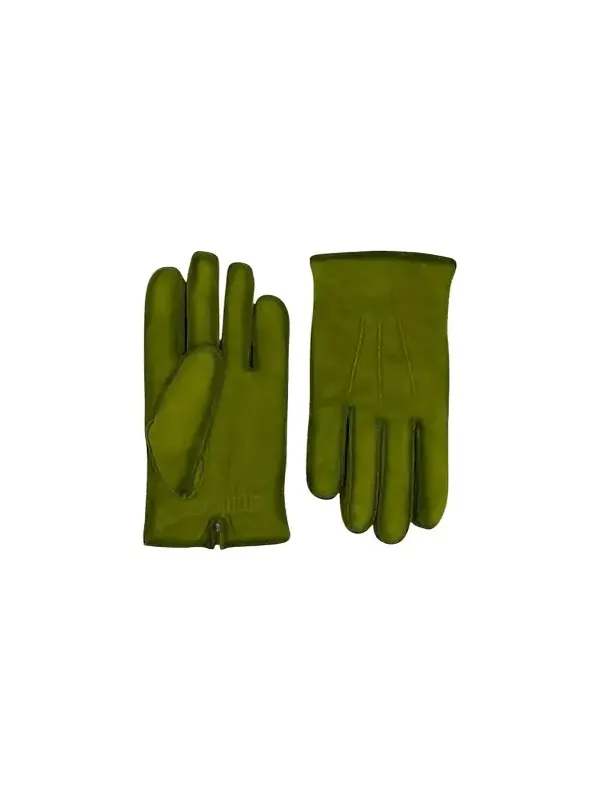 Agnelle Men's Suede Cashmere-Lined Gloves
