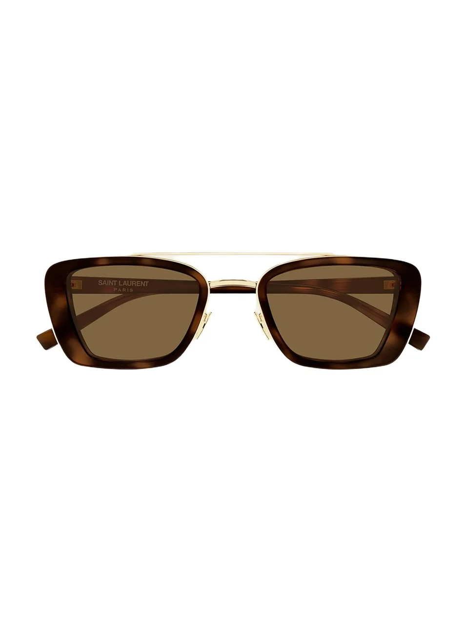 50mm Acetate & Metal Rectangular Sunglasses