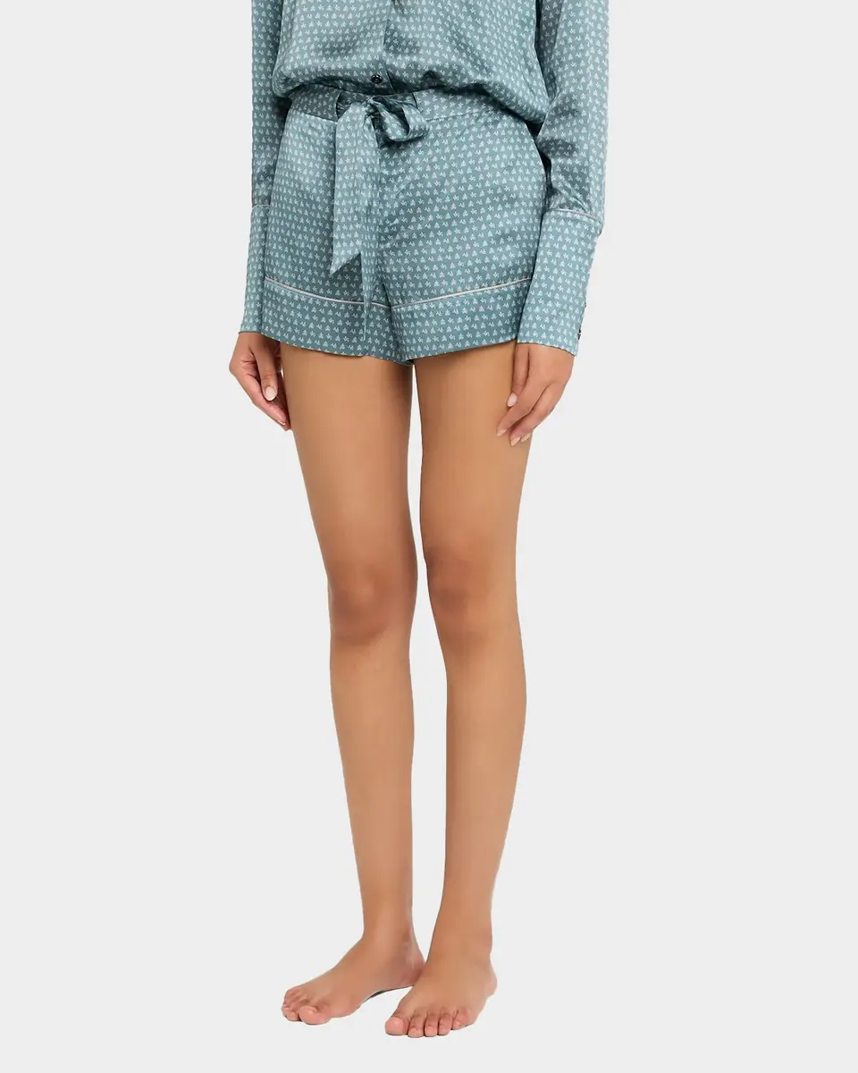 Kiki De Montparnasse Kiki Drawstring Silk Lounge Pants | Thumbnail 12