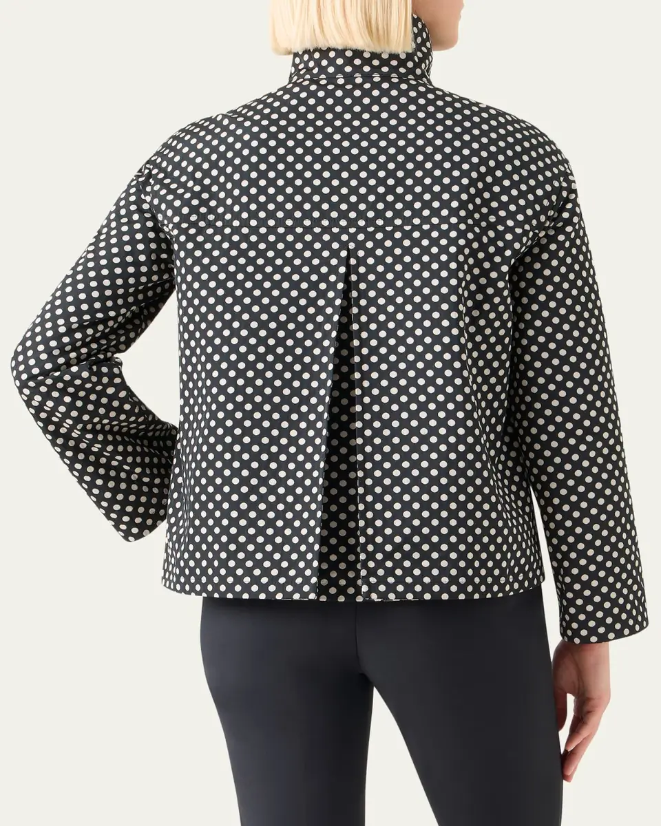 Akris punto Polka-Dot Single-Breasted Jacket | Thumbnail 3