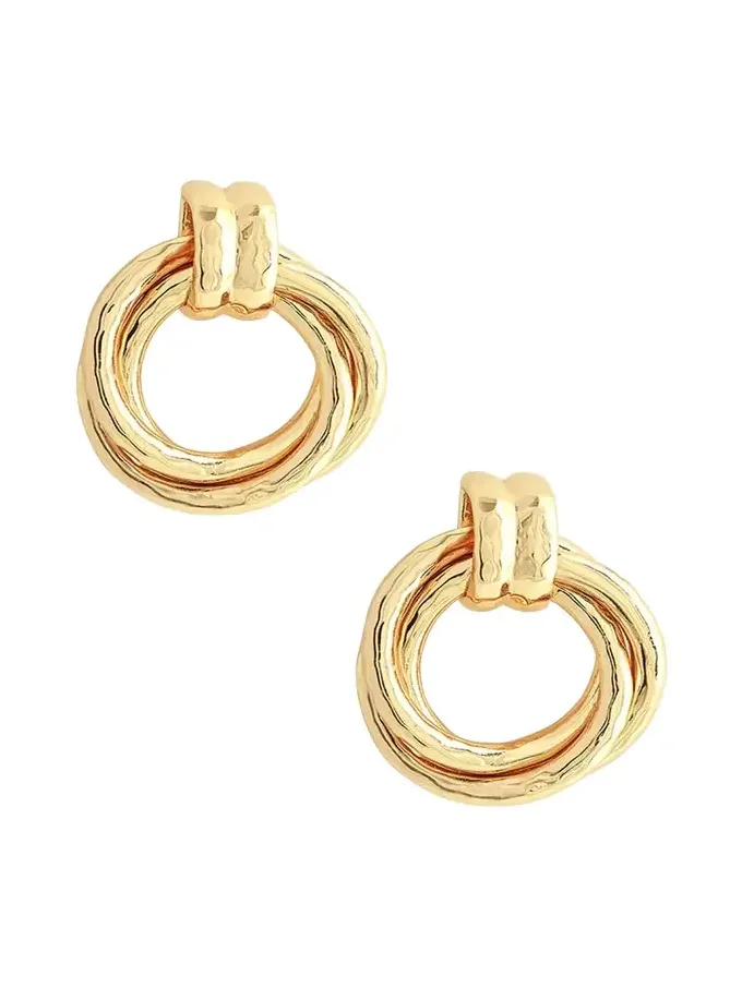 Neptune Triple Ring Earrings