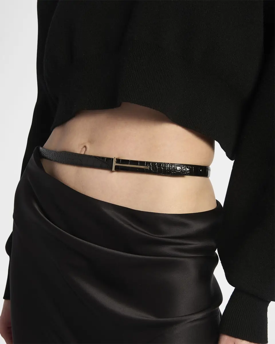 TOM FORD Asymmetric Satin Maxi Skirt With Train | Thumbnail 13 TOM FORD Asymmetric Satin Maxi Skirt With Train | Thumbnail 13