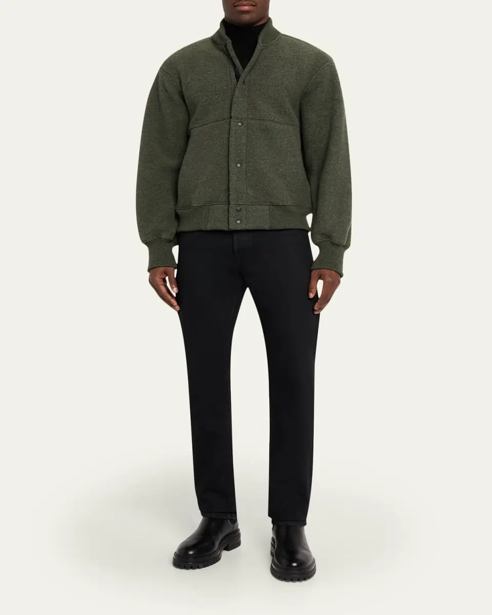 Canada Goose Men's Hudson Fleece Snap-Front Bomber Jacket | Thumbnail 6 Canada Goose Men's Hudson Fleece Snap-Front Bomber Jacket | Thumbnail 6