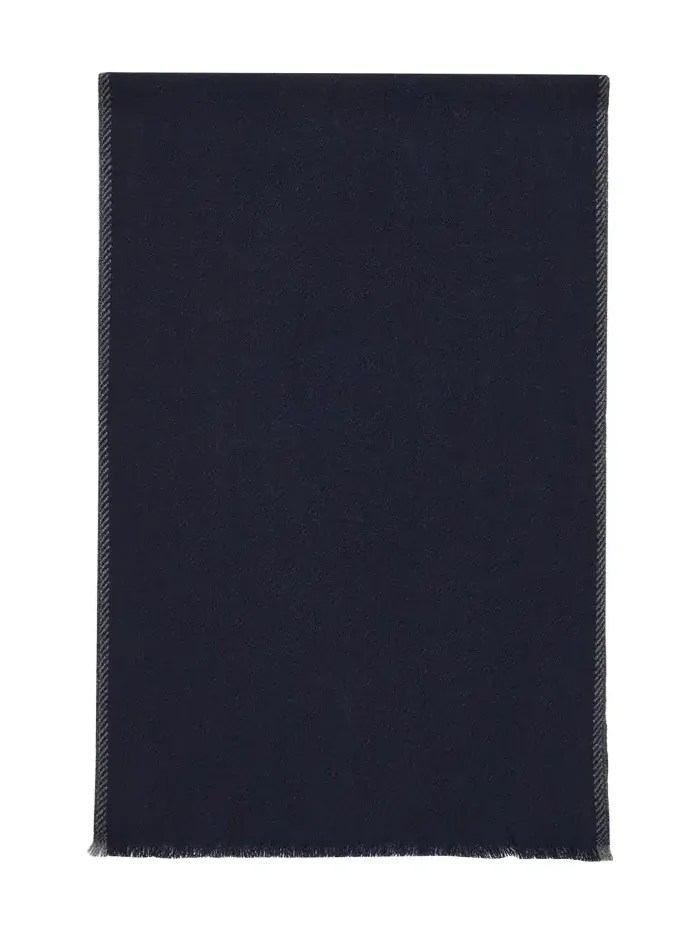 Men's Cashmere Contrast-Trim Scarf Men's Cashmere Contrast-Trim Scarf