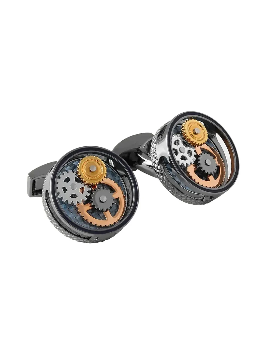 Tateossian Multicolor Gear Cuff Links