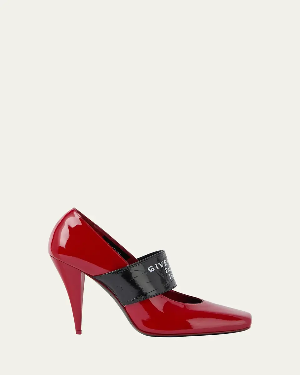 Givenchy Label Patent Leather Pumps | Thumbnail 11