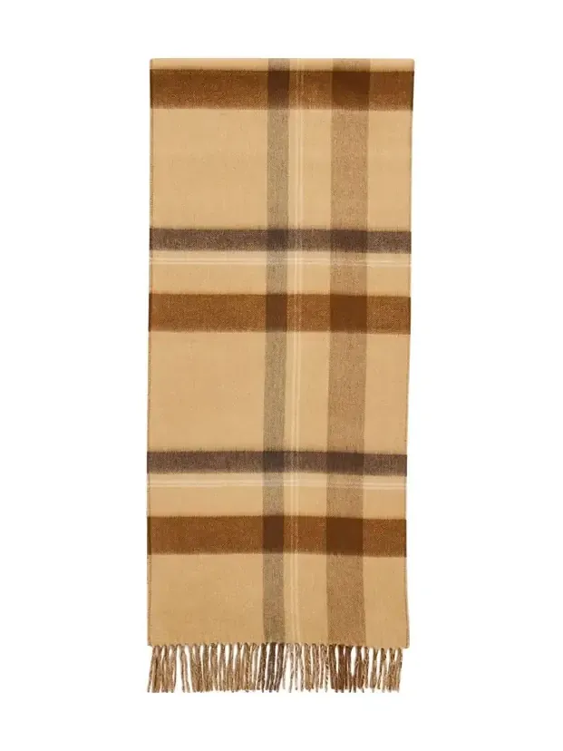 Men's Taransay Check Cashmere Scarf