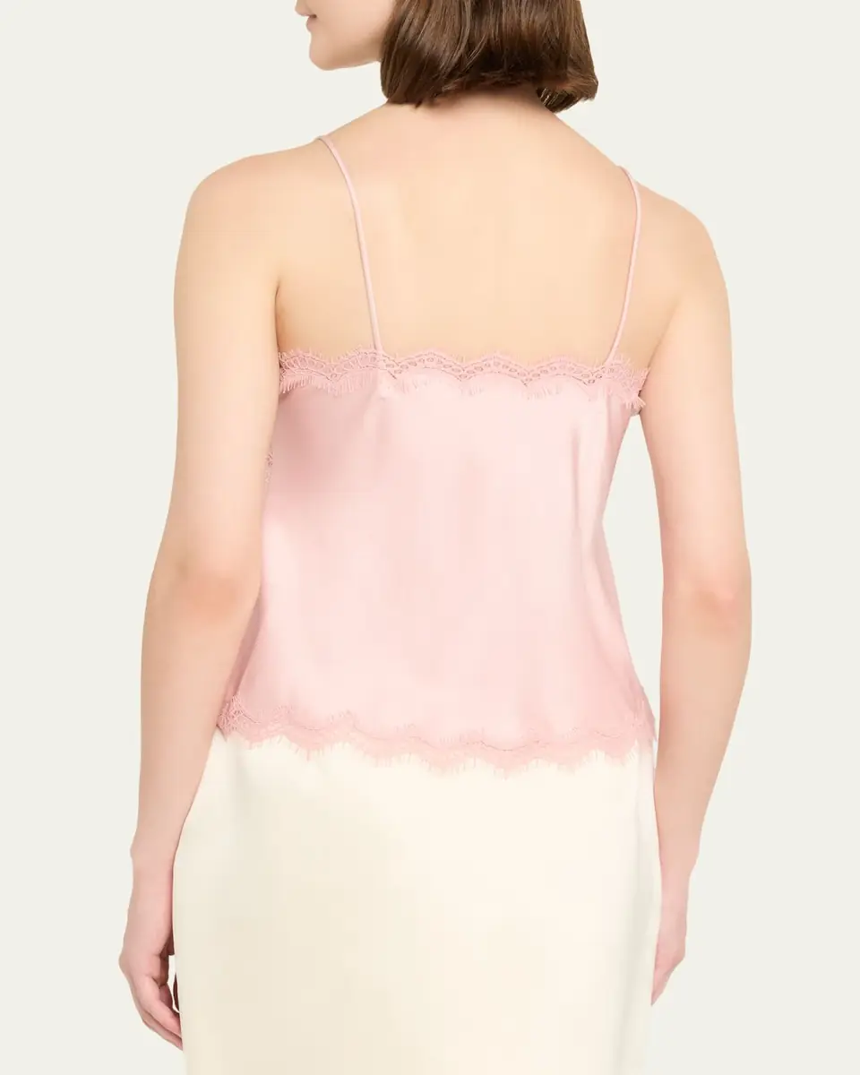 LoveShackFancy Evony Satin Crepe Top | Thumbnail 3 LoveShackFancy Evony Satin Crepe Top | Thumbnail 3