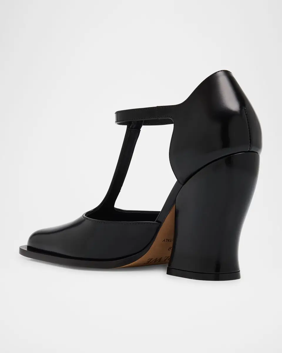 Loewe Onda Leather T-Bar Pumps | Thumbnail 8 Loewe Onda Leather T-Bar Pumps | Thumbnail 8