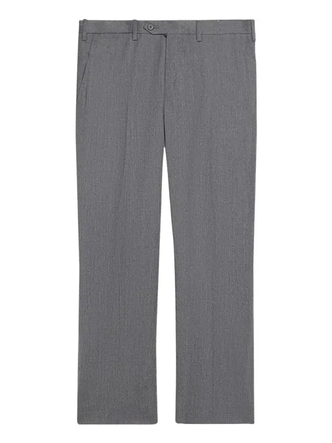 Men's Wool and Cashmere Flat-Front Pants Men's Wool and Cashmere Flat-Front Pants