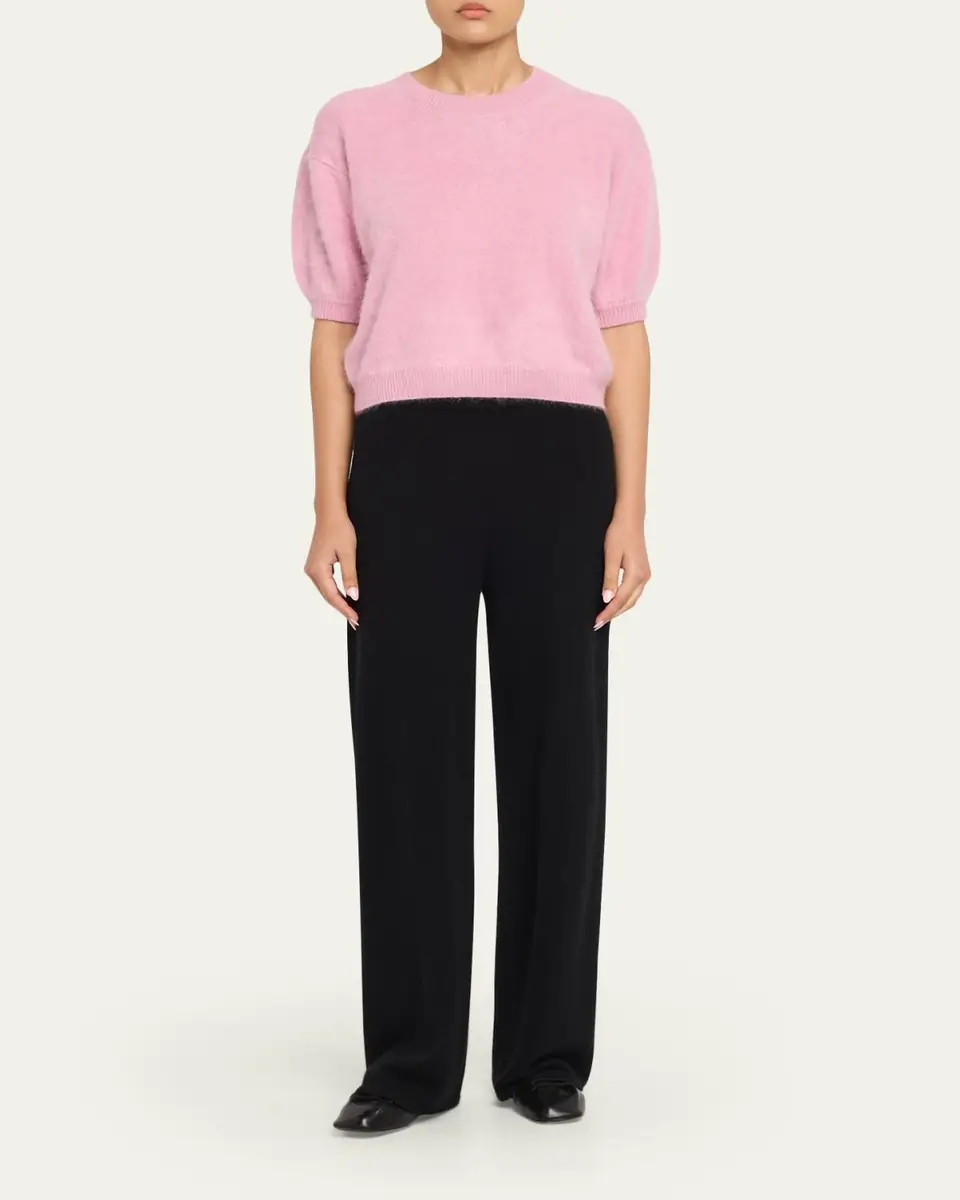 Lisa Yang Juniper Short-Sleeve Cashmere Sweater | Thumbnail 2 Lisa Yang Juniper Short-Sleeve Cashmere Sweater | Thumbnail 2