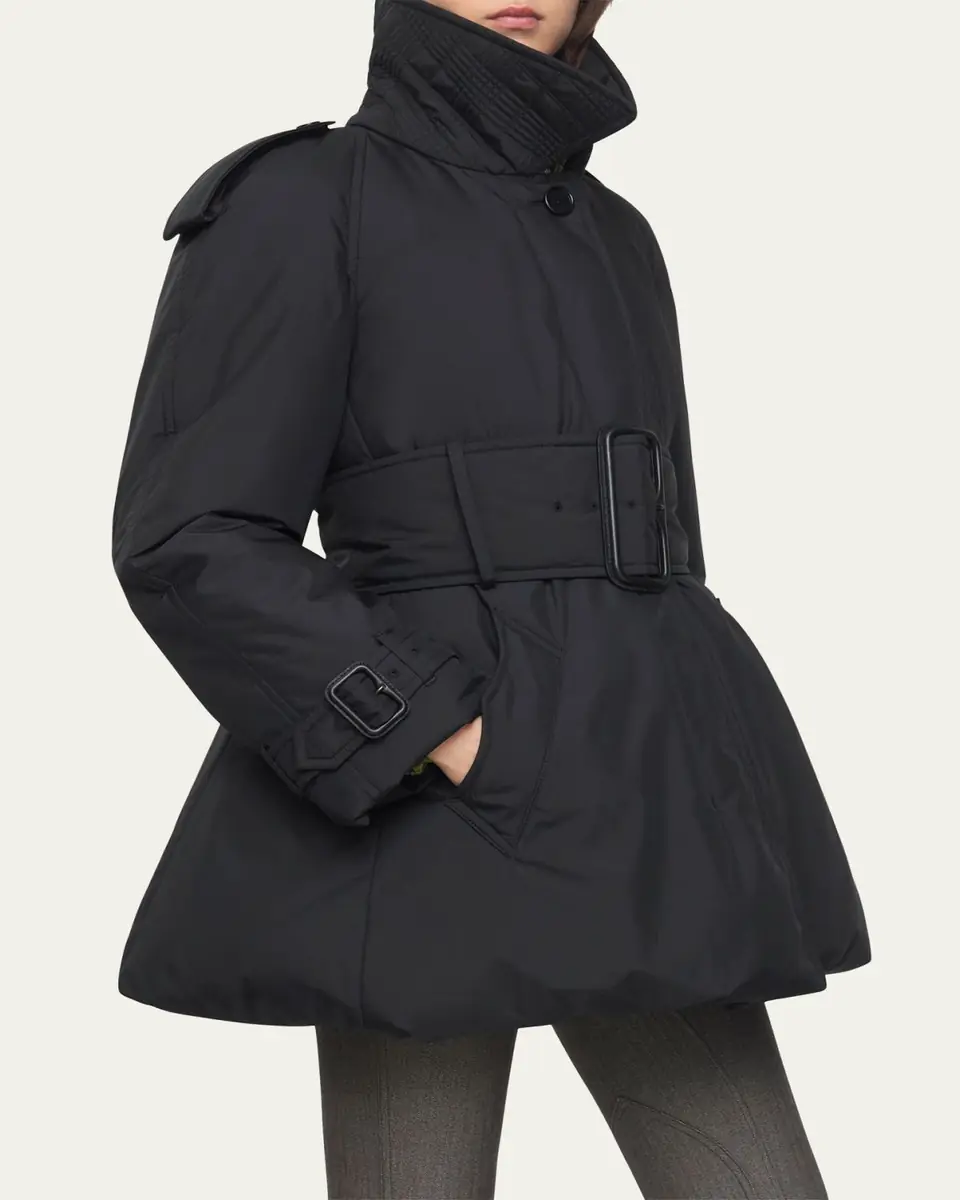 Burberry Berryhill Belted Padded Trench Coat | Thumbnail 4 Burberry Berryhill Belted Padded Trench Coat | Thumbnail 4