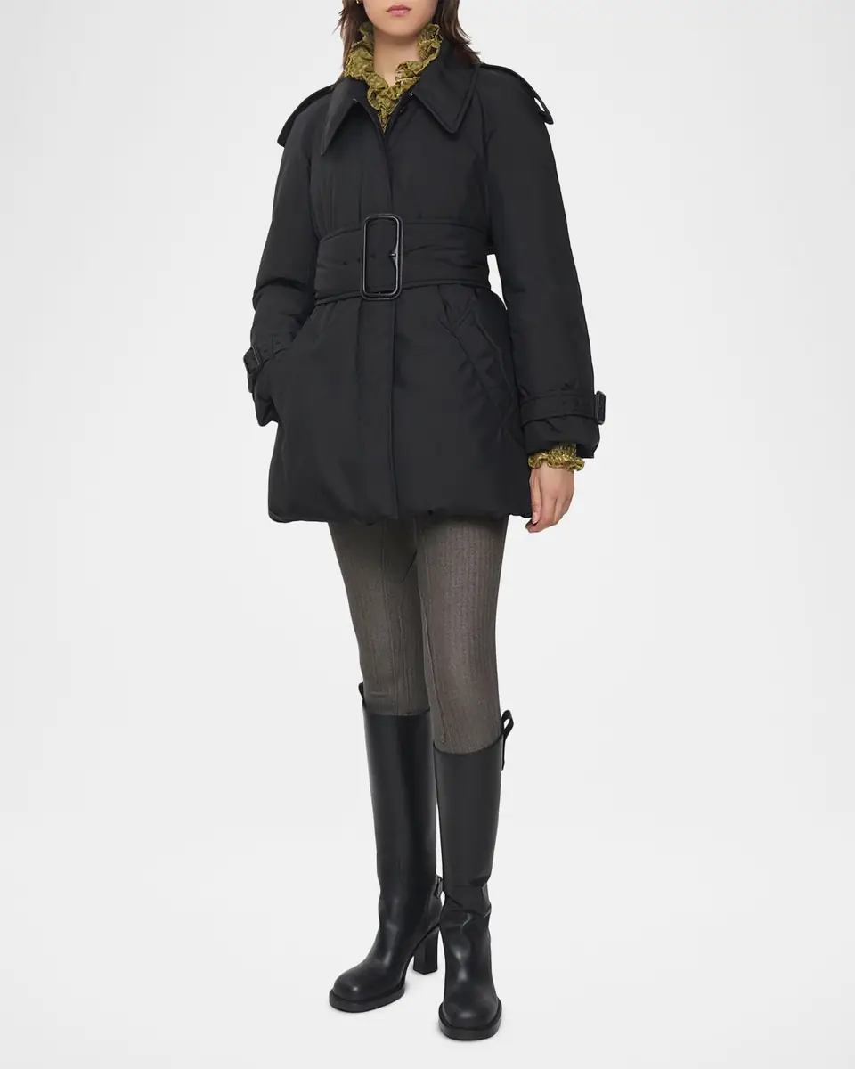 Burberry Berryhill Belted Padded Trench Coat | Thumbnail 5 Burberry Berryhill Belted Padded Trench Coat | Thumbnail 5