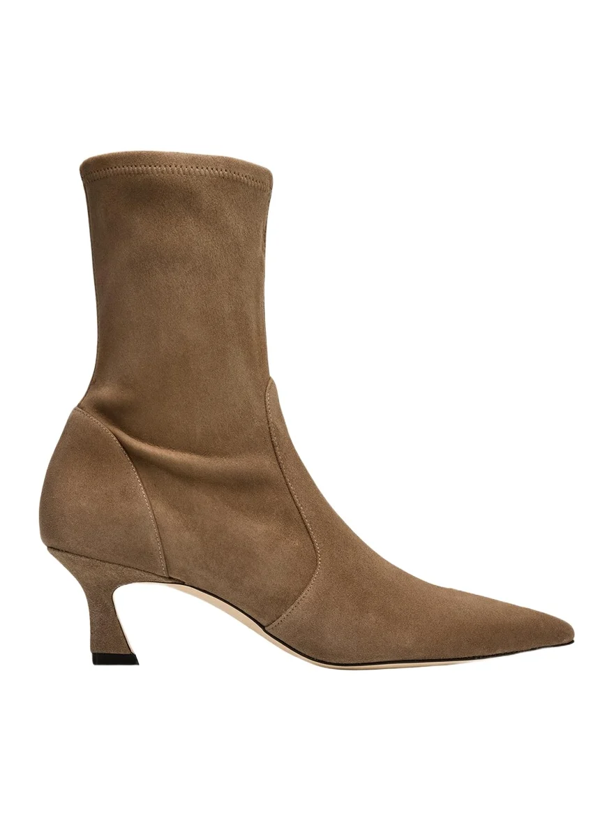 50mm Vinnie Suede Stretch Booties 50mm Vinnie Suede Stretch Booties