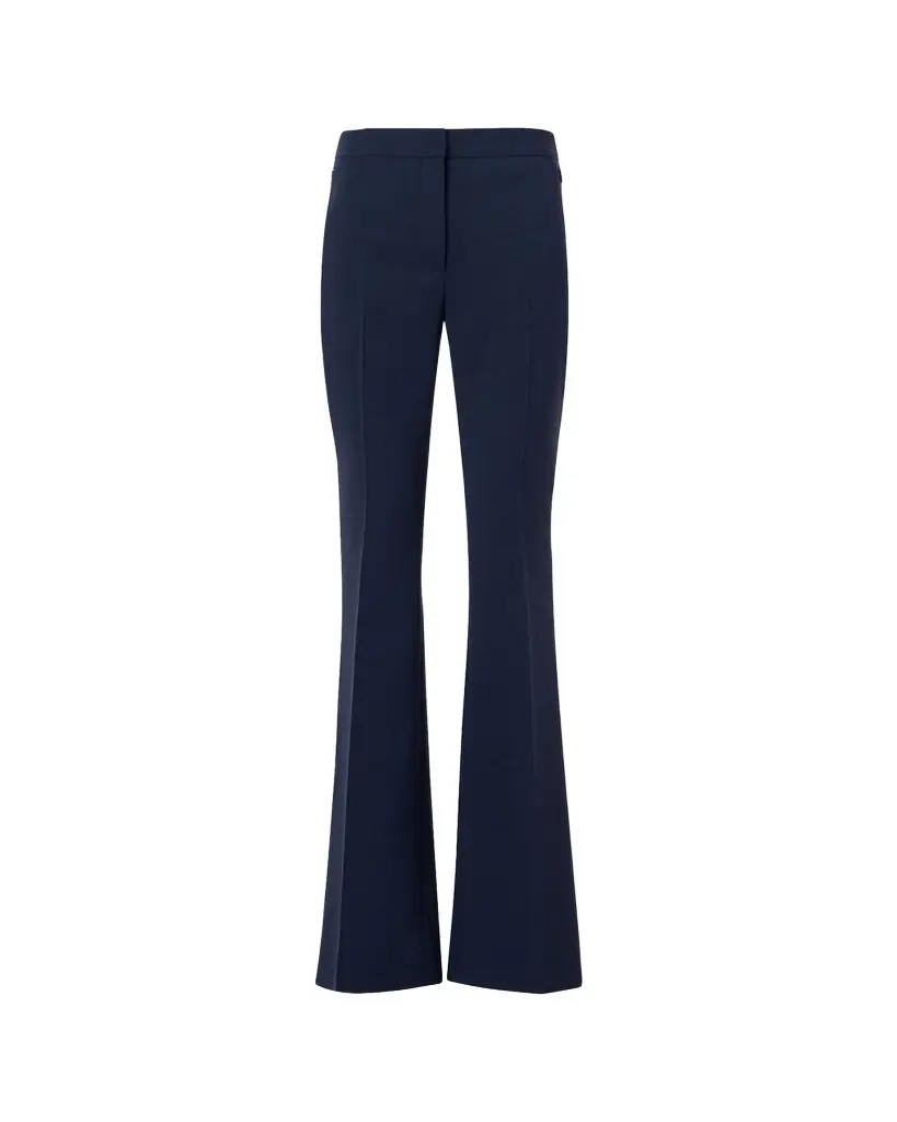 Akris Farida Stretch Wool Bootcut Trousers | Image 1 Akris Farida Stretch Wool Bootcut Trousers | Image 1