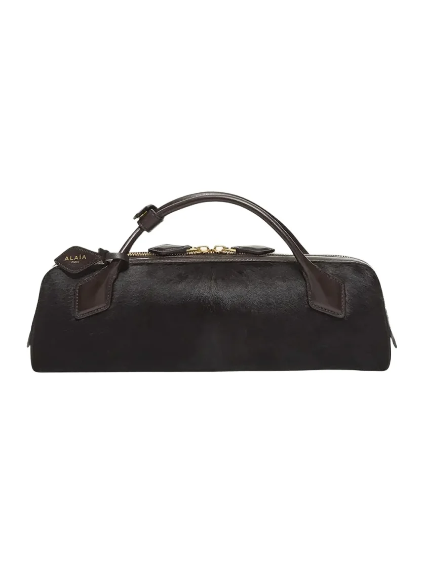 Elongated Calf Hair Clutch Bag