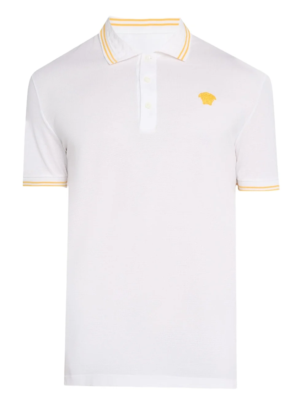 Men's Pop Medusa Tipped Polo Shirt