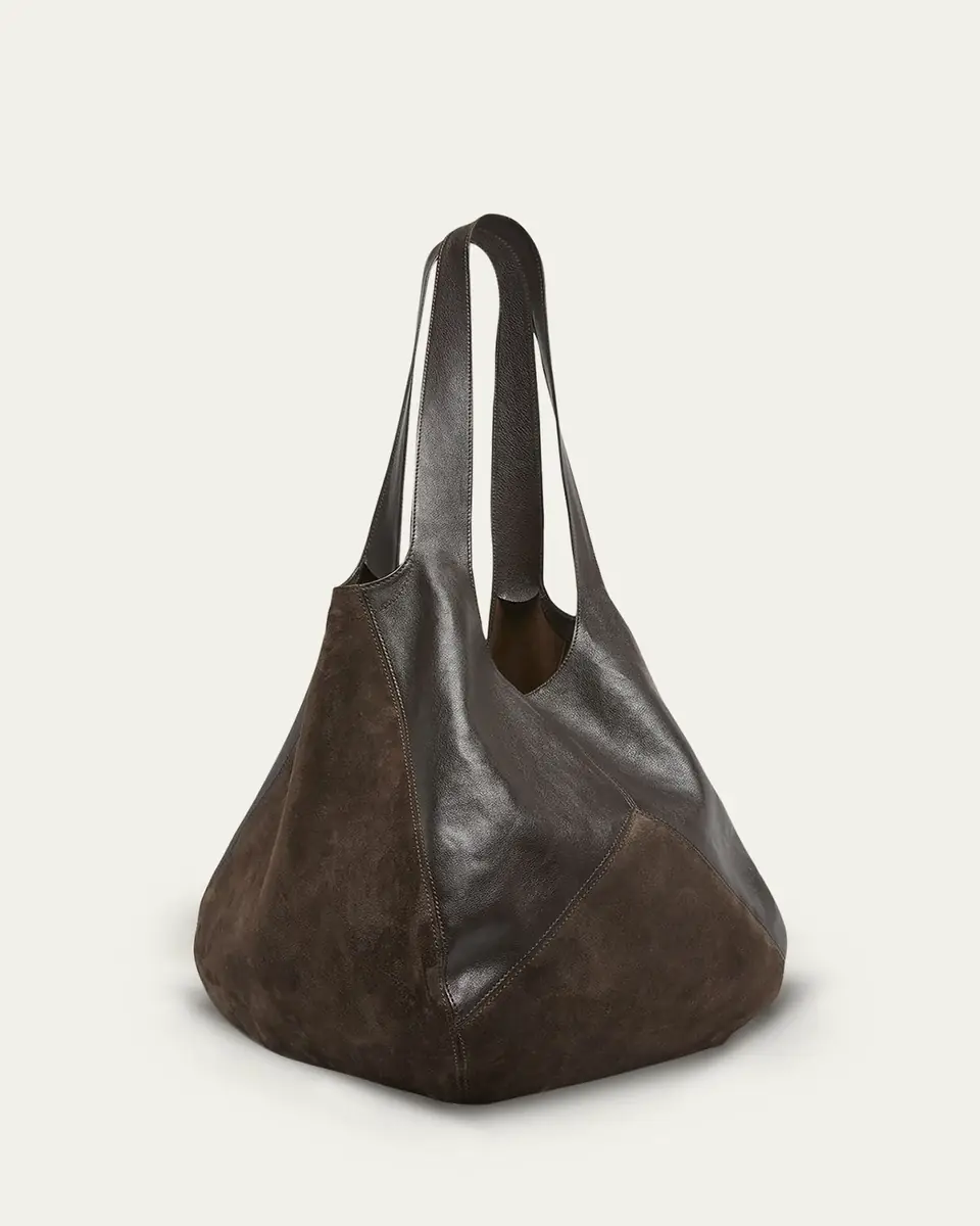 Chloé Balloon Patchwork Leather & Suede Tote Bag | Thumbnail 3 Chloé Balloon Patchwork Leather & Suede Tote Bag | Thumbnail 3