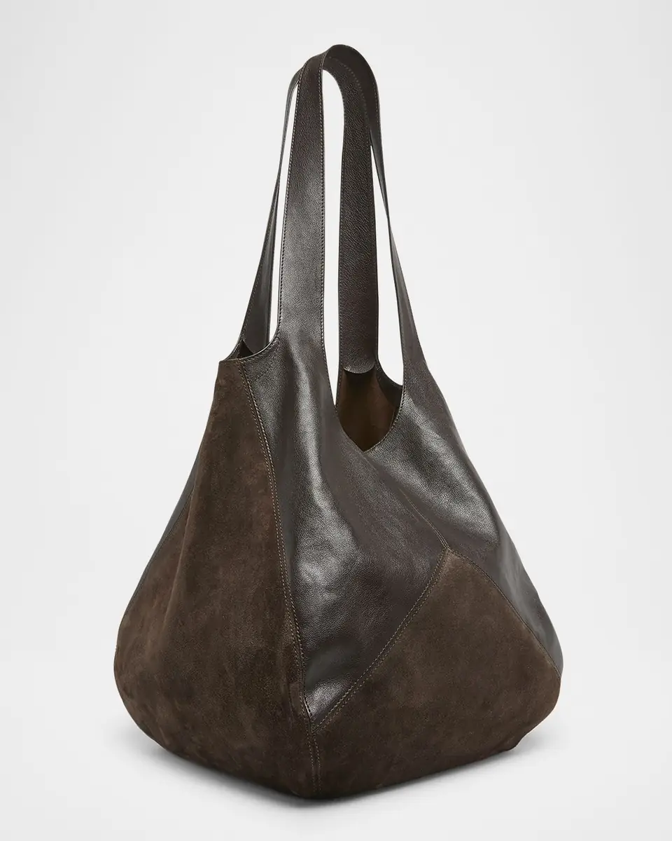 Chloé Balloon Patchwork Leather & Suede Tote Bag | Thumbnail 7 Chloé Balloon Patchwork Leather & Suede Tote Bag | Thumbnail 7