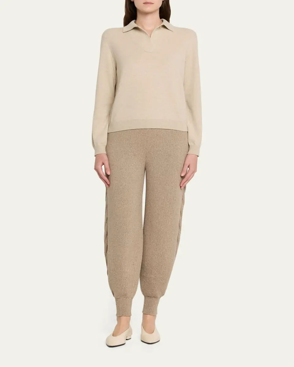 Loro Piana Baby Cashmere Classic Polo Sweater | Thumbnail 2 Loro Piana Baby Cashmere Classic Polo Sweater | Thumbnail 2