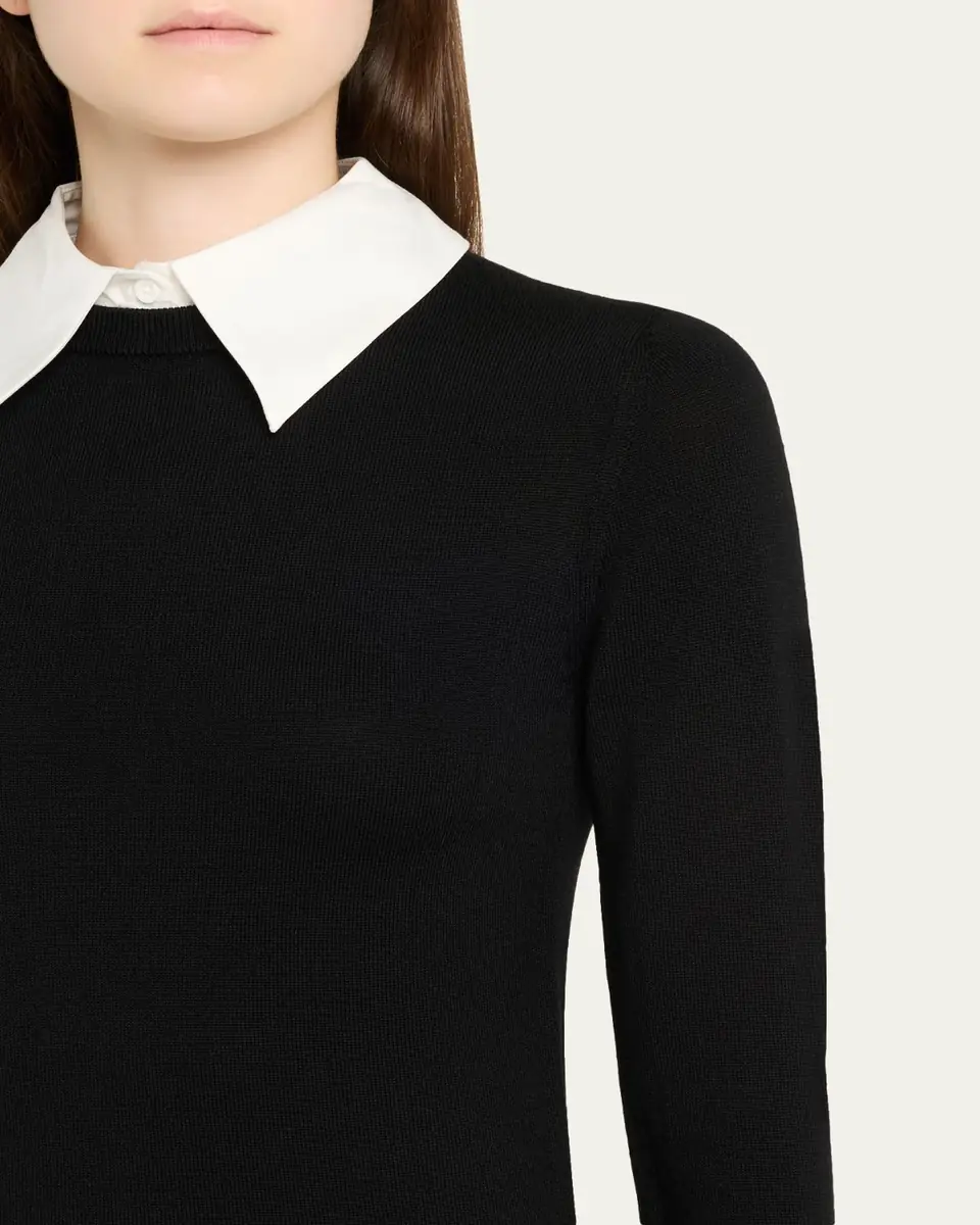 Alice + Olivia Porla Collared Sweater | Thumbnail 5