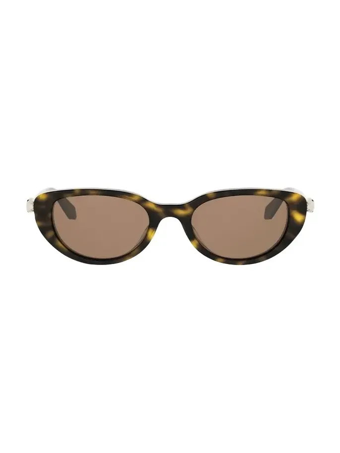 Serpenti Forever 50mm Oval Acetate & Metal Sunglasses Serpenti Forever 50mm Oval Acetate & Metal Sunglasses