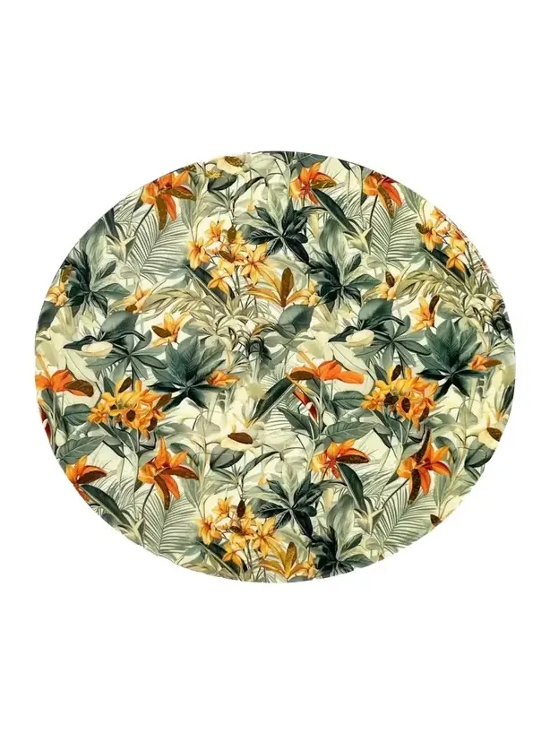 Nomi K Lillies Iron Placemat, 15" Round